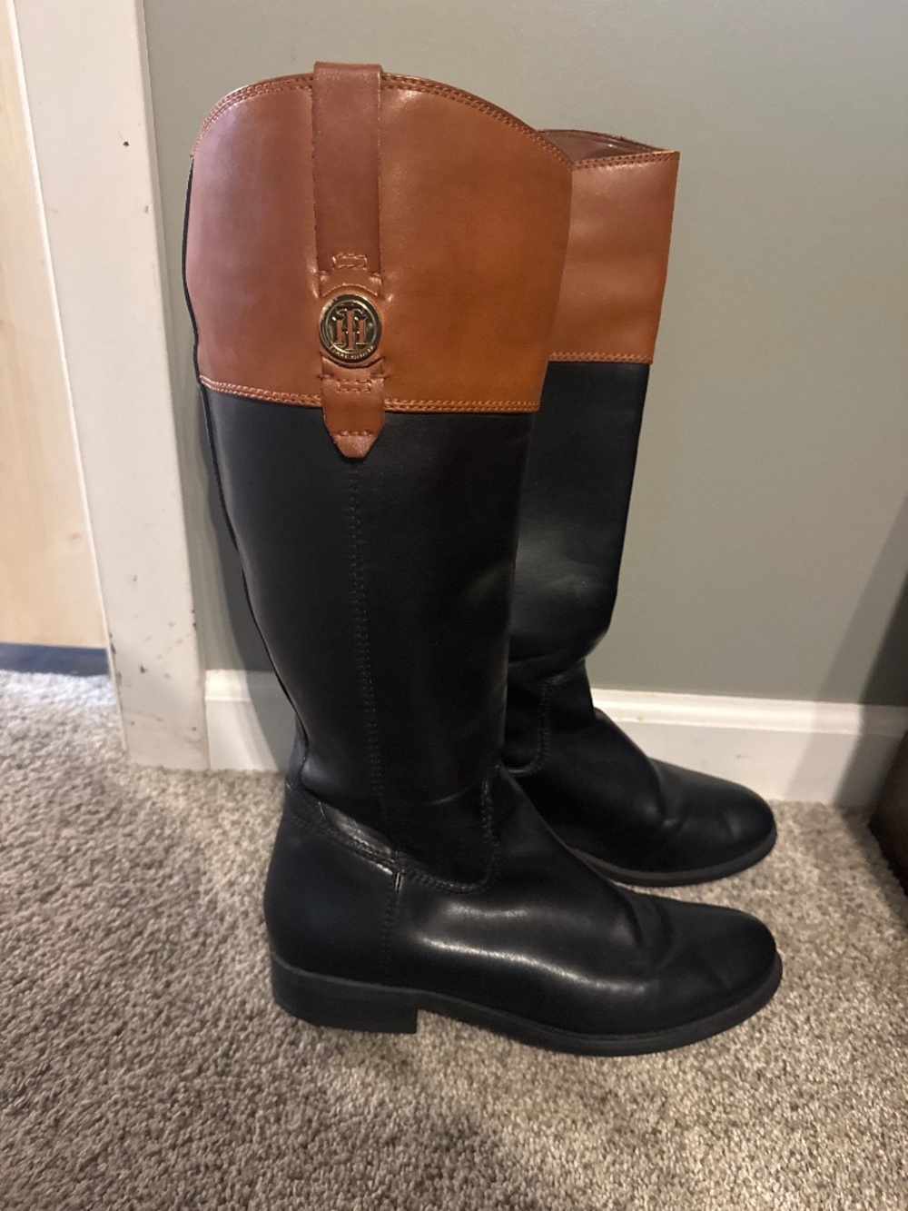 Tommy Hilfiger riding boos. Wide calf
